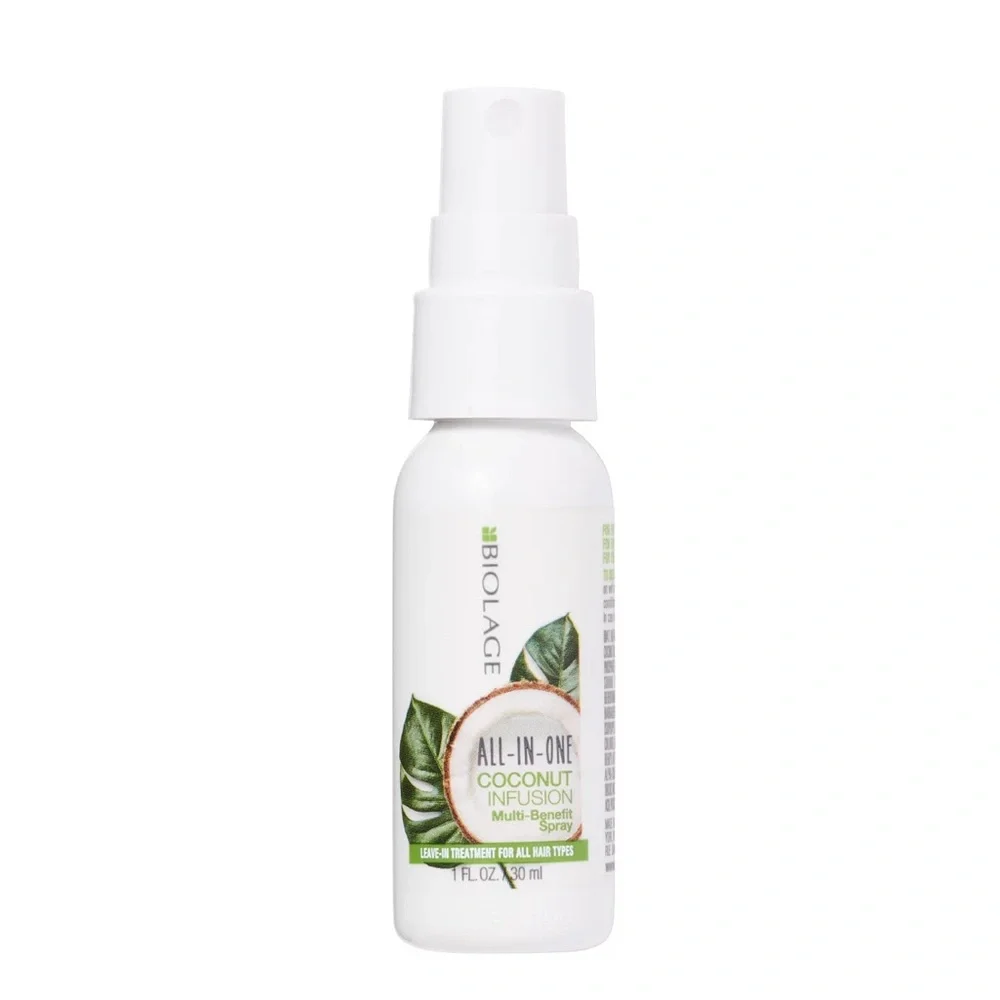 BIOLAGE All-In-One Coconut Infusion Multi-Benefit Spray 1oz Travel Sz